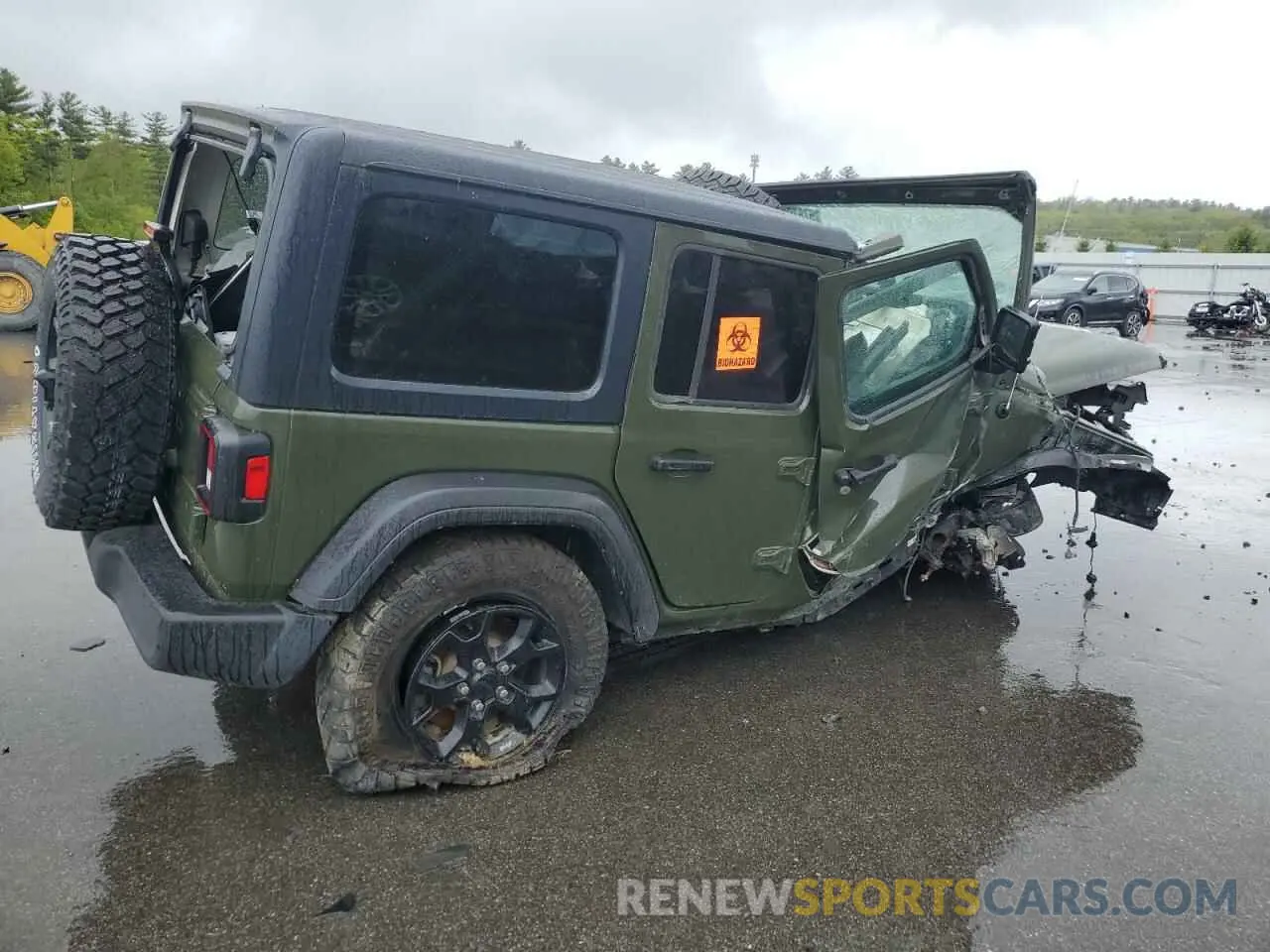 3 Photograph of a damaged car 1C4HJXDG4MW666703 JEEP WRANGLER 2021