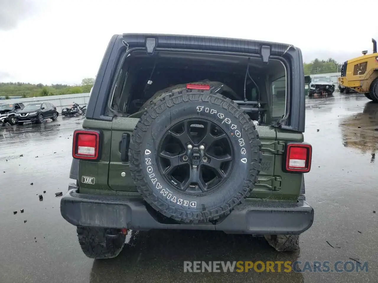 6 Photograph of a damaged car 1C4HJXDG4MW666703 JEEP WRANGLER 2021