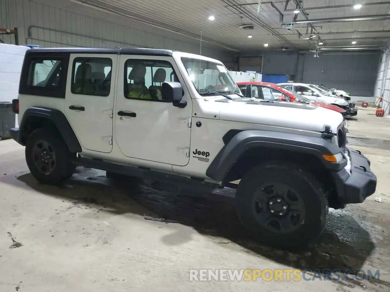 4 Photograph of a damaged car 1C4HJXDG4MW821718 JEEP WRANGLER 2021