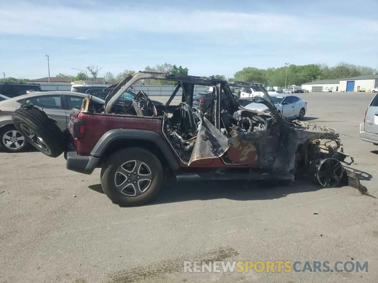 3 Photograph of a damaged car 1C4HJXDG5MW809996 JEEP WRANGLER 2021