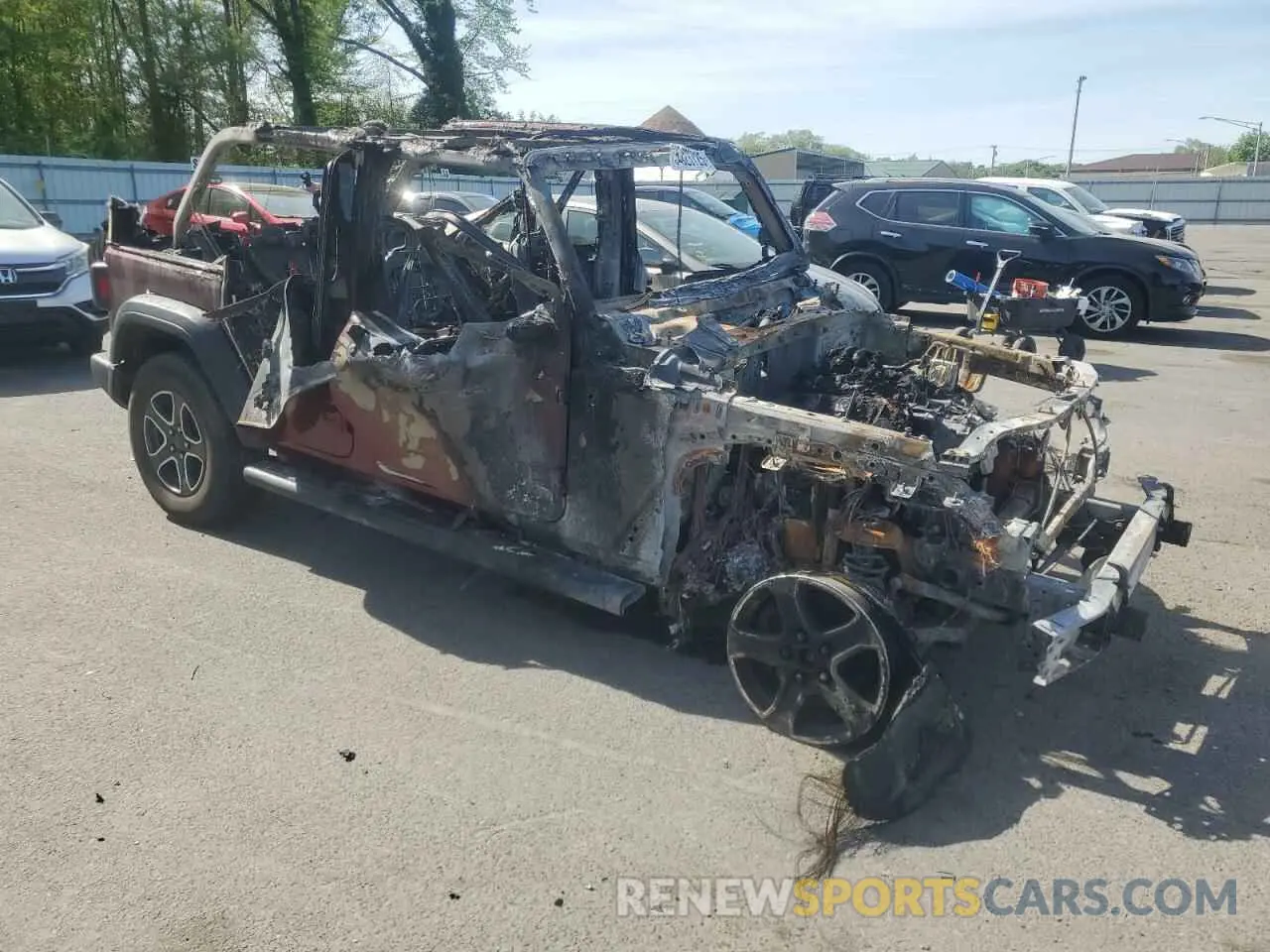 4 Photograph of a damaged car 1C4HJXDG5MW809996 JEEP WRANGLER 2021