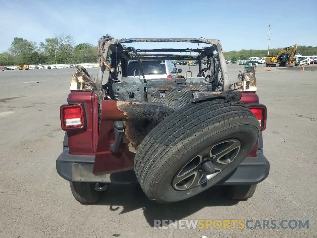 6 Photograph of a damaged car 1C4HJXDG5MW809996 JEEP WRANGLER 2021