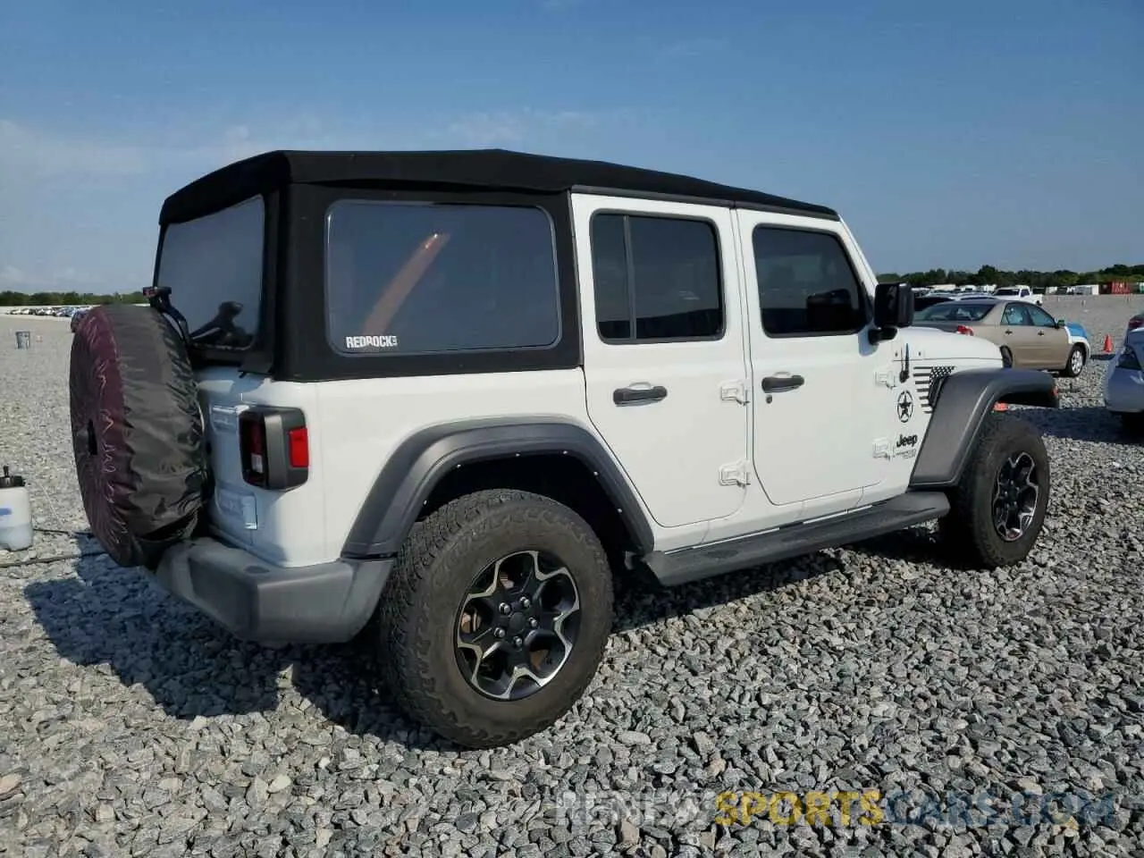 3 Photograph of a damaged car 1C4HJXDG6MW731695 JEEP WRANGLER 2021
