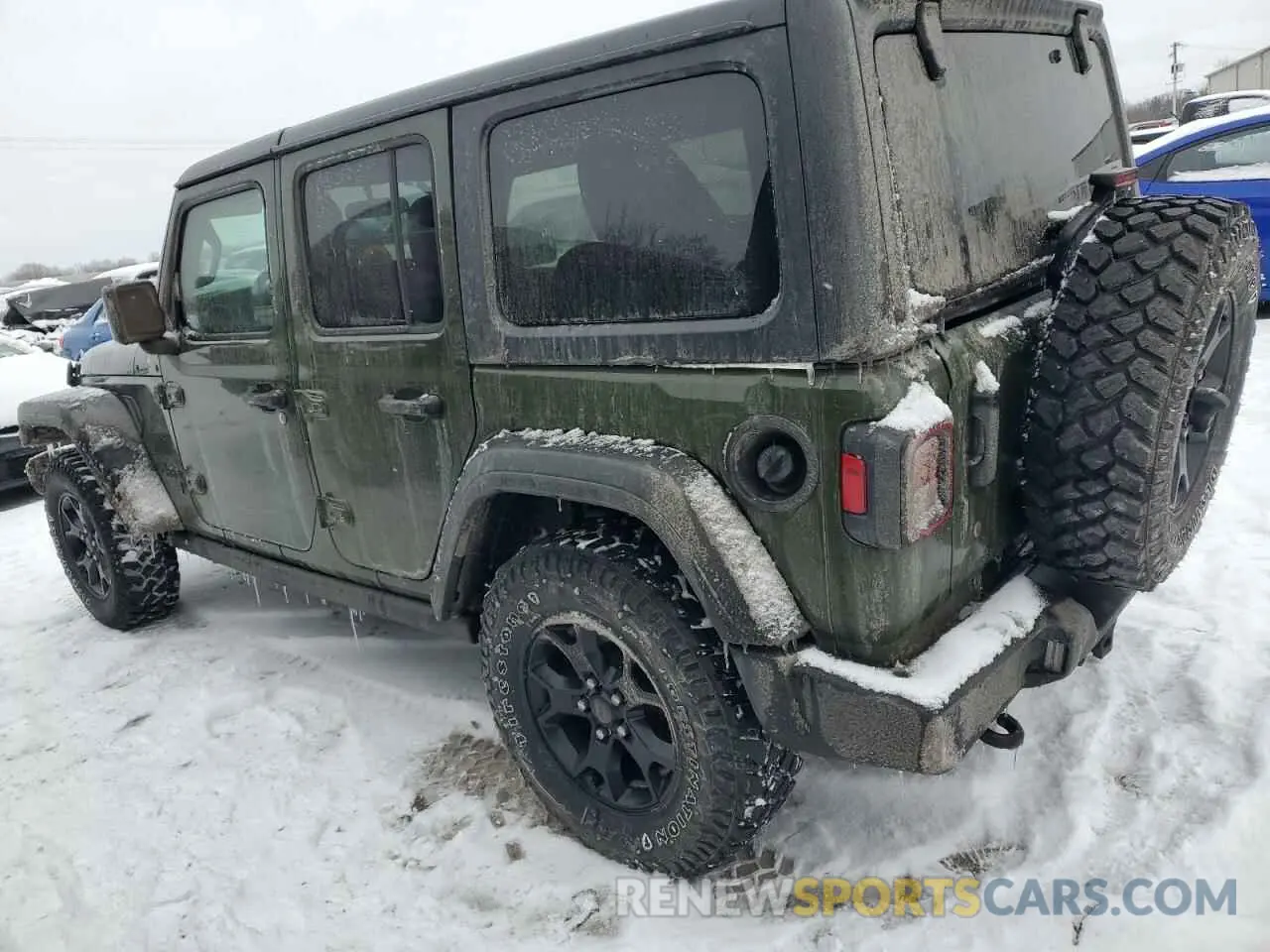 2 Photograph of a damaged car 1C4HJXDG7MW662340 JEEP WRANGLER 2021