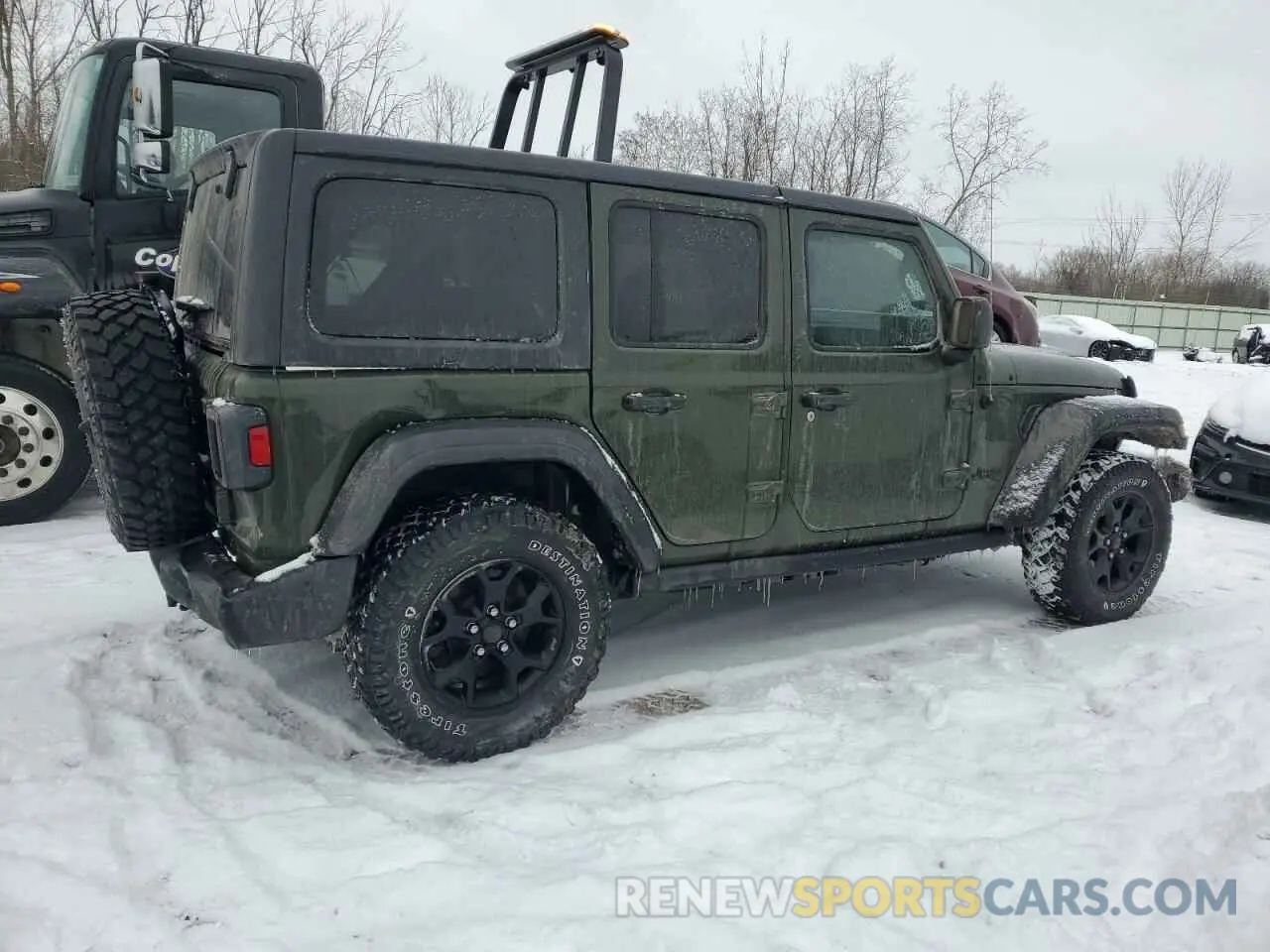 3 Photograph of a damaged car 1C4HJXDG7MW662340 JEEP WRANGLER 2021