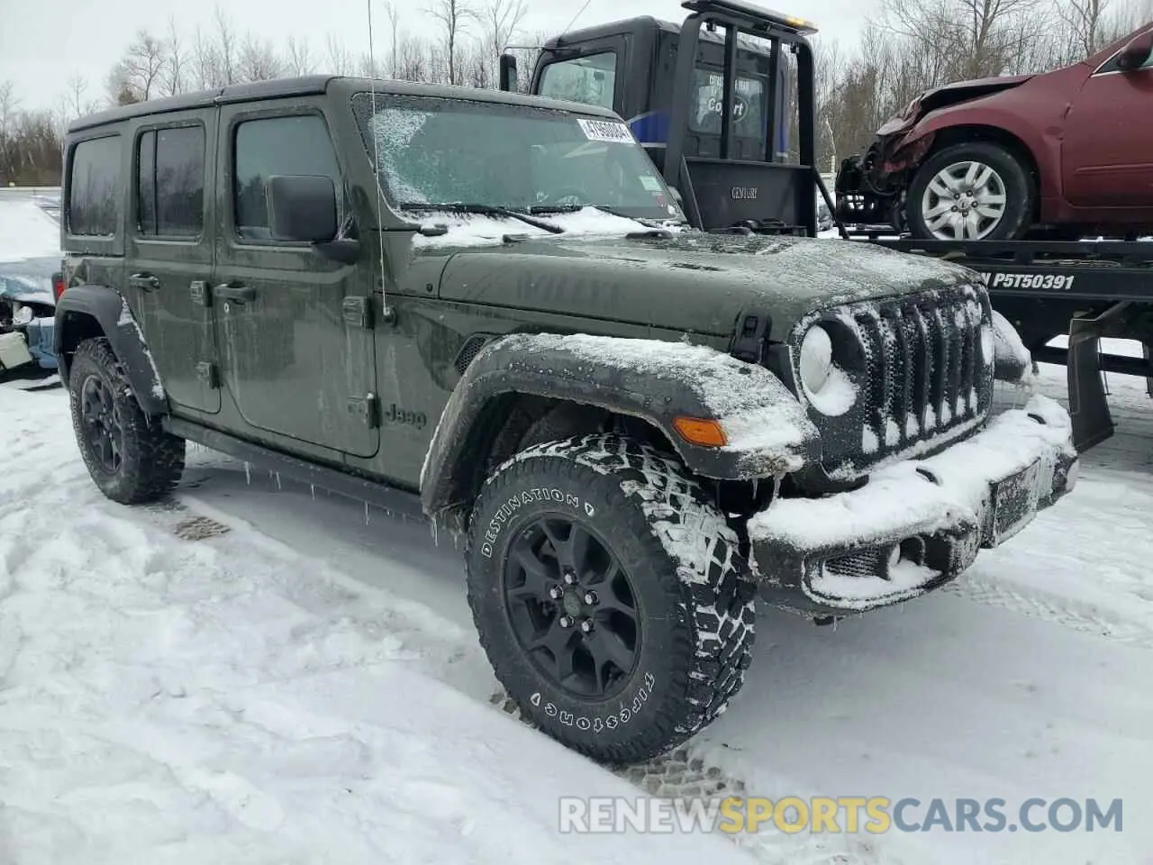 4 Photograph of a damaged car 1C4HJXDG7MW662340 JEEP WRANGLER 2021