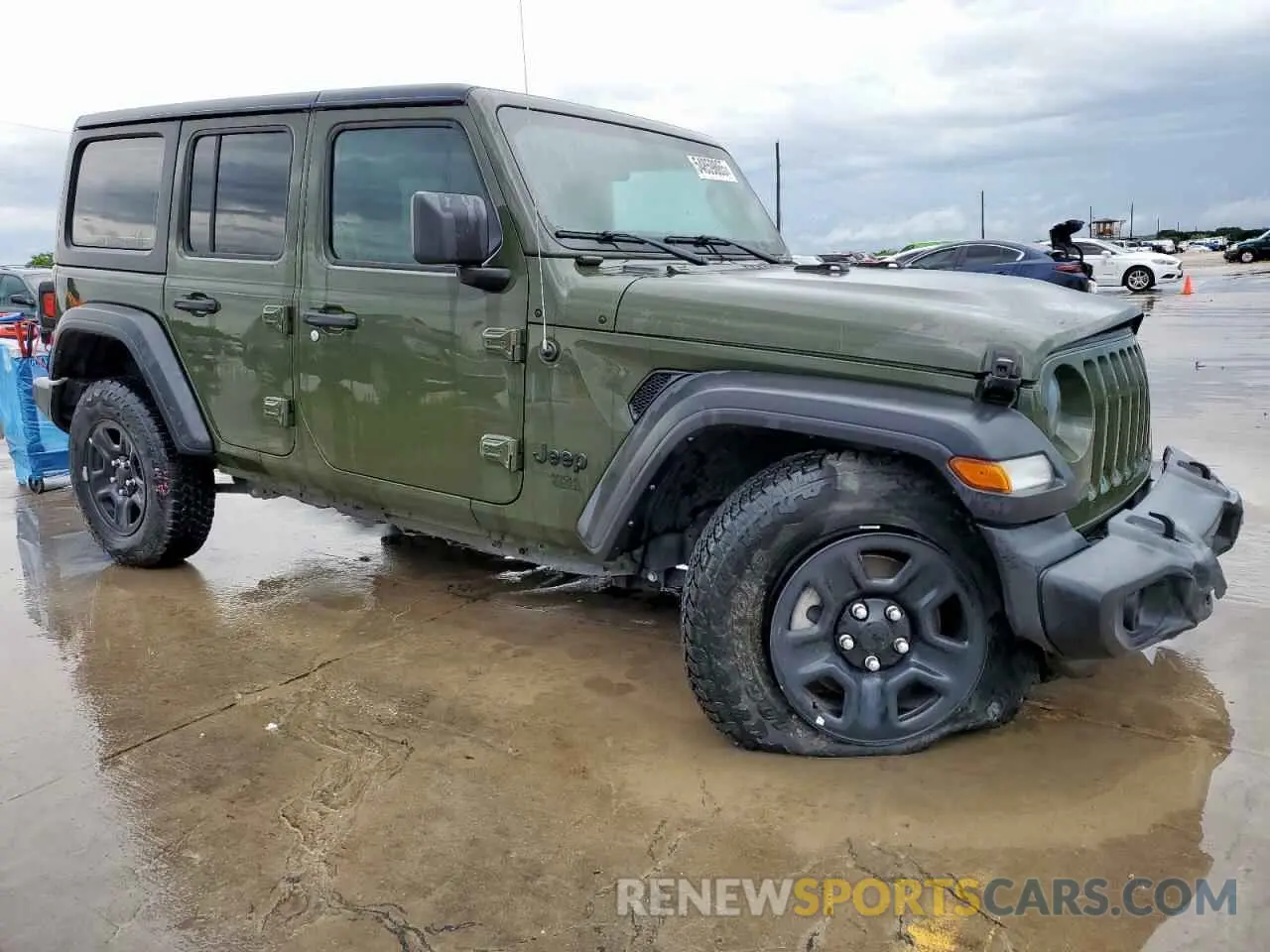 4 Photograph of a damaged car 1C4HJXDG7MW708491 JEEP WRANGLER 2021