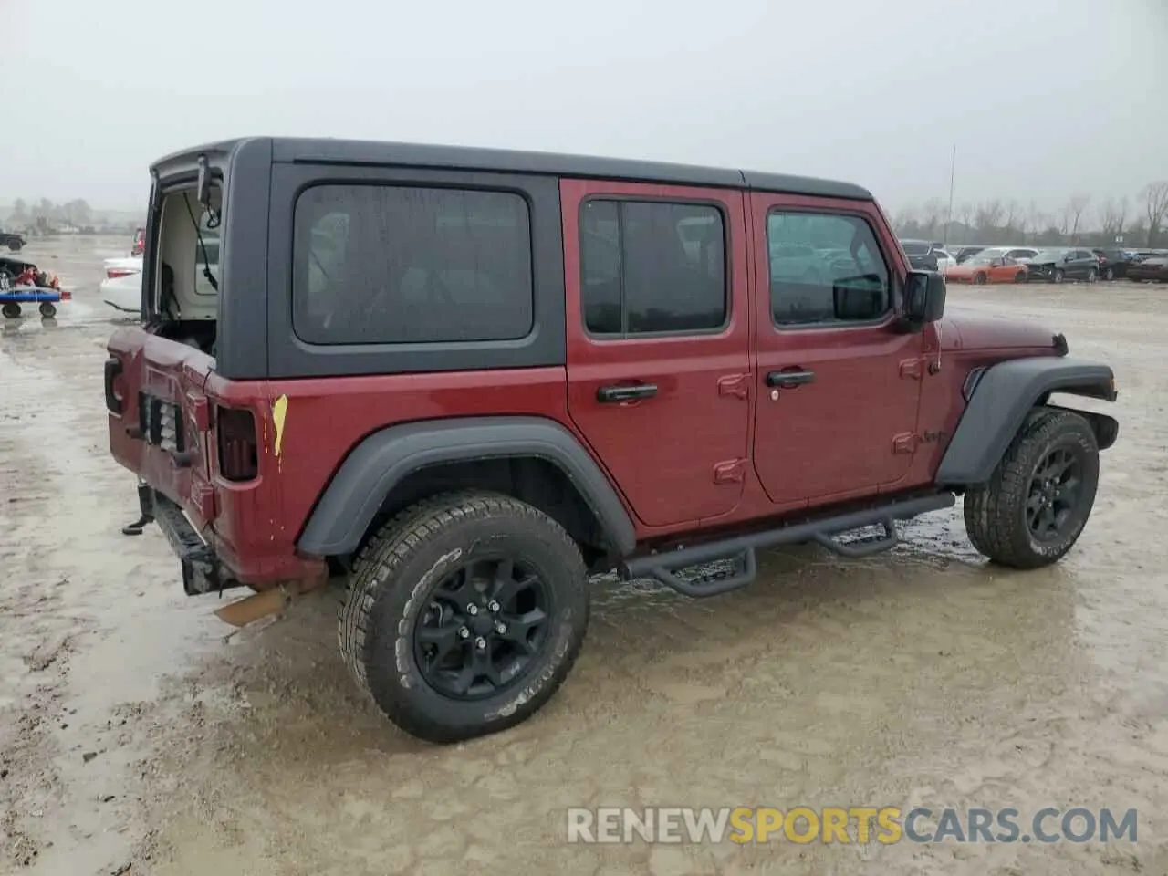 3 Photograph of a damaged car 1C4HJXDG7MW814908 JEEP WRANGLER 2021