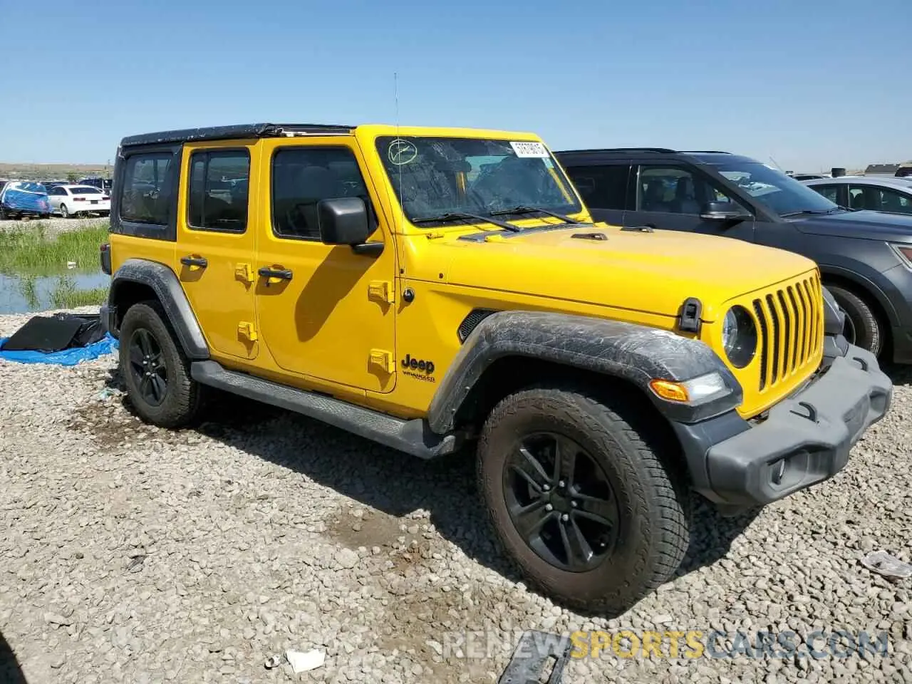 4 Photograph of a damaged car 1C4HJXDG8MW505223 JEEP WRANGLER 2021