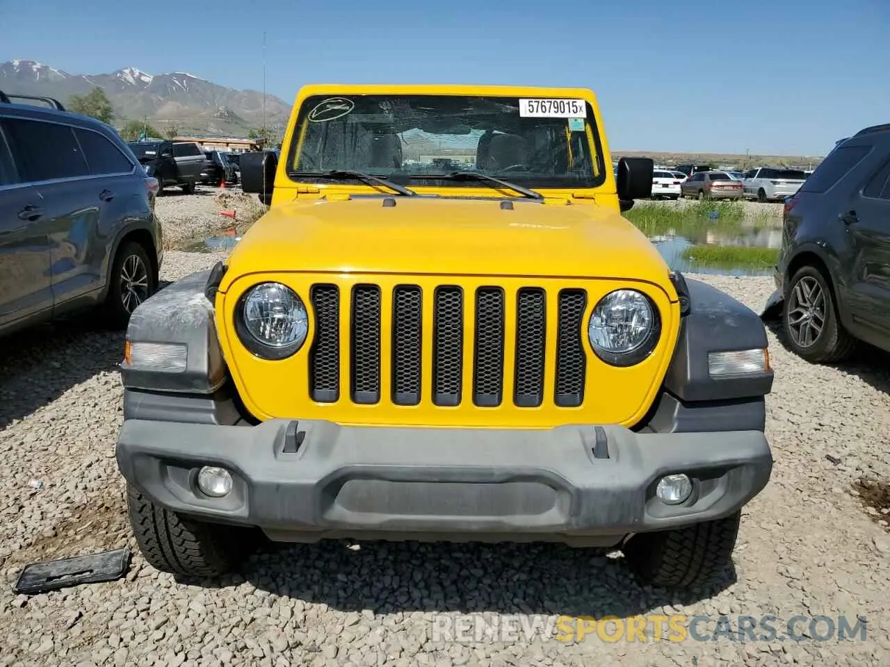 5 Photograph of a damaged car 1C4HJXDG8MW505223 JEEP WRANGLER 2021