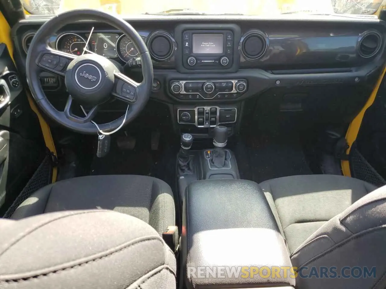 8 Photograph of a damaged car 1C4HJXDG8MW505223 JEEP WRANGLER 2021