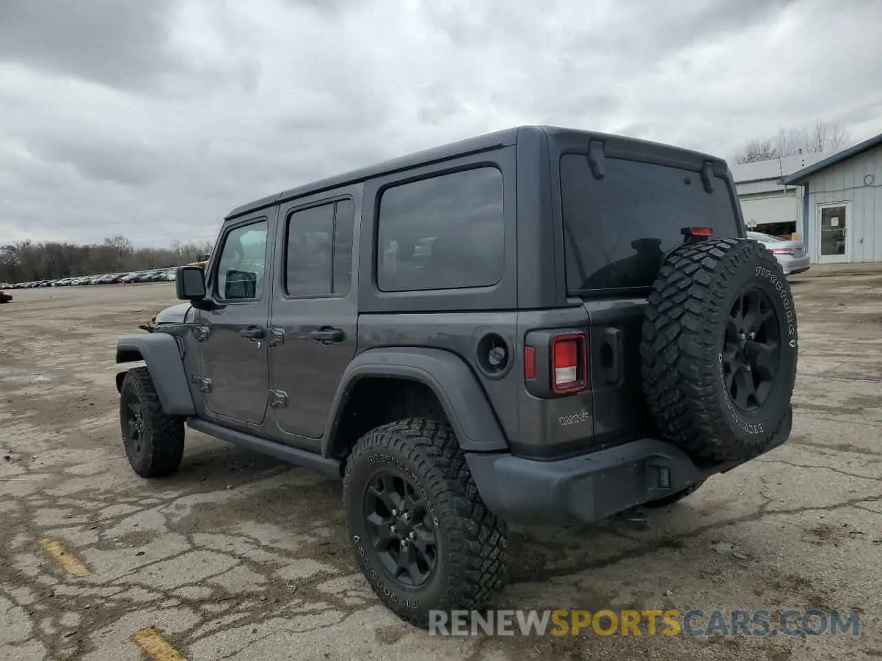 2 Photograph of a damaged car 1C4HJXDG8MW837159 JEEP WRANGLER 2021