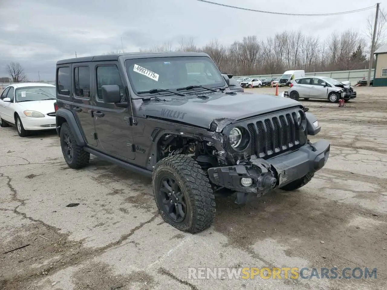 4 Photograph of a damaged car 1C4HJXDG8MW837159 JEEP WRANGLER 2021