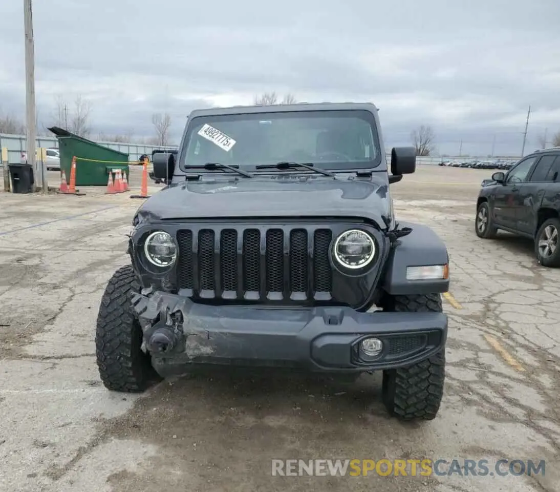 5 Photograph of a damaged car 1C4HJXDG8MW837159 JEEP WRANGLER 2021