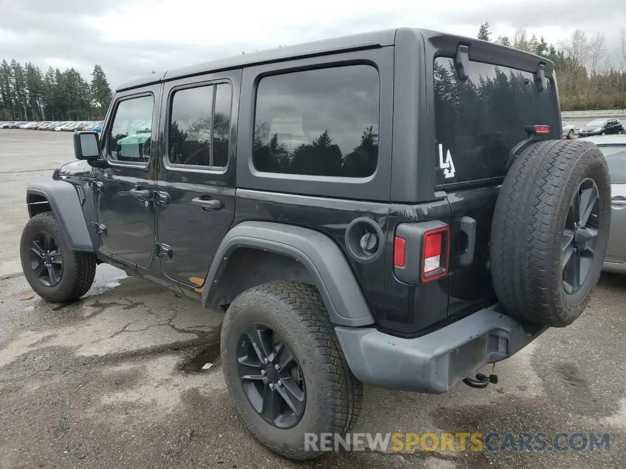 2 Photograph of a damaged car 1C4HJXDG9MW671119 JEEP WRANGLER 2021