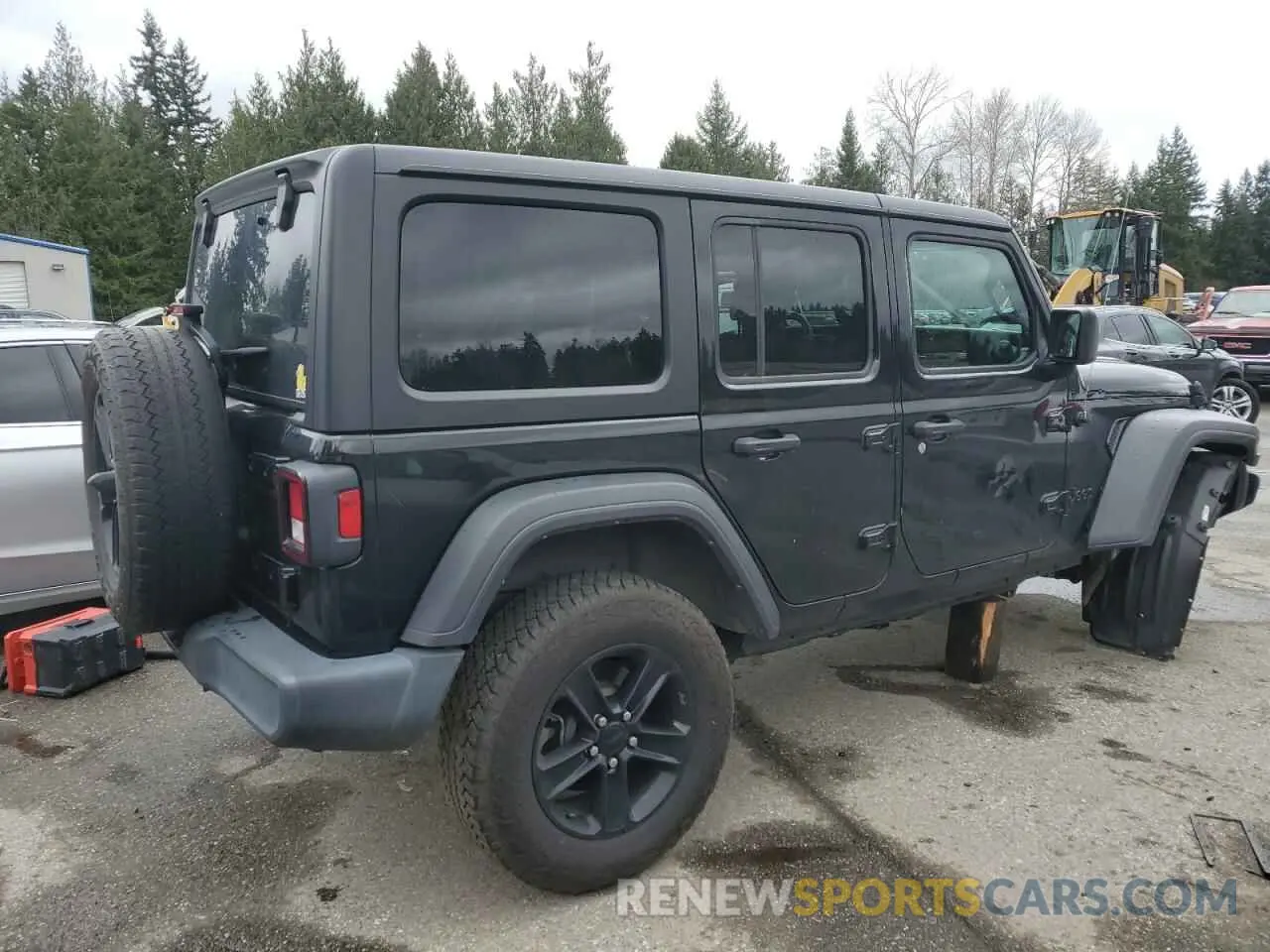 3 Photograph of a damaged car 1C4HJXDG9MW671119 JEEP WRANGLER 2021