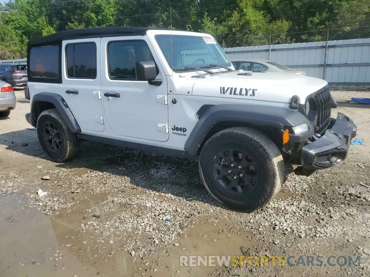 4 Photograph of a damaged car 1C4HJXDG9MW714969 JEEP WRANGLER 2021