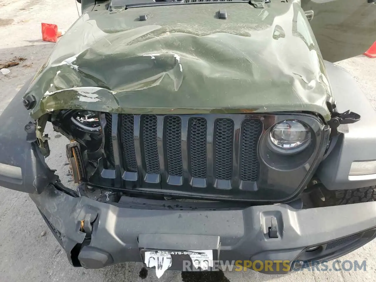 11 Photograph of a damaged car 1C4HJXDG9MW740262 JEEP WRANGLER 2021