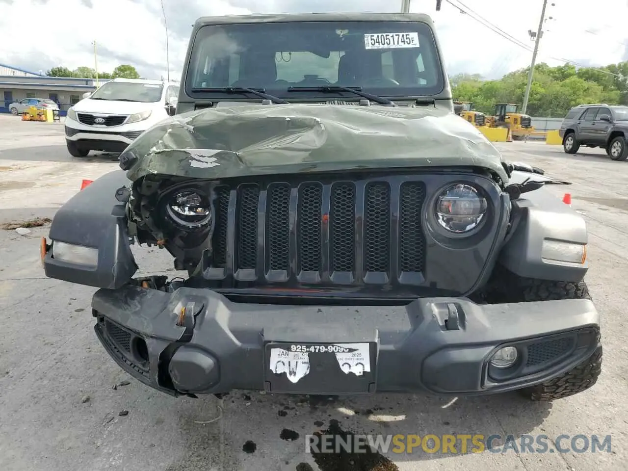 5 Photograph of a damaged car 1C4HJXDG9MW740262 JEEP WRANGLER 2021