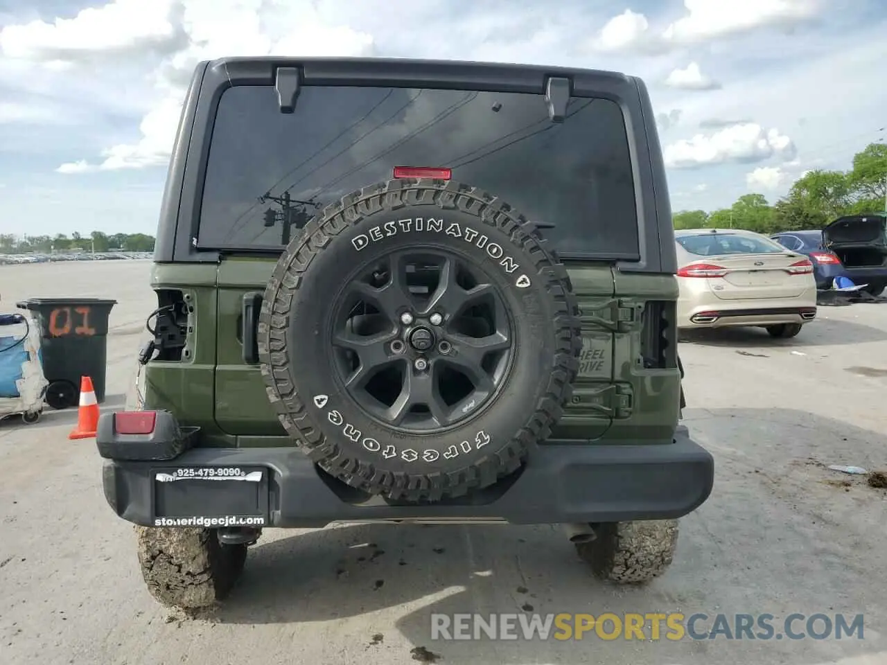 6 Photograph of a damaged car 1C4HJXDG9MW740262 JEEP WRANGLER 2021