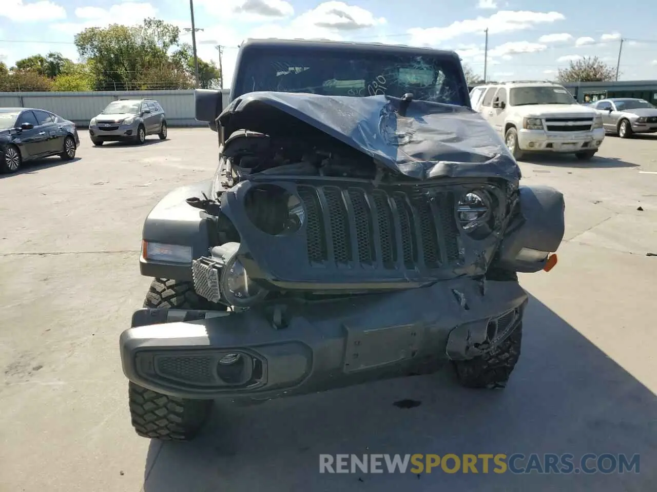 5 Photograph of a damaged car 1C4HJXDG9MW850373 JEEP WRANGLER 2021