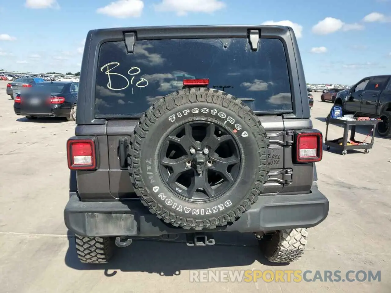 6 Photograph of a damaged car 1C4HJXDG9MW850373 JEEP WRANGLER 2021