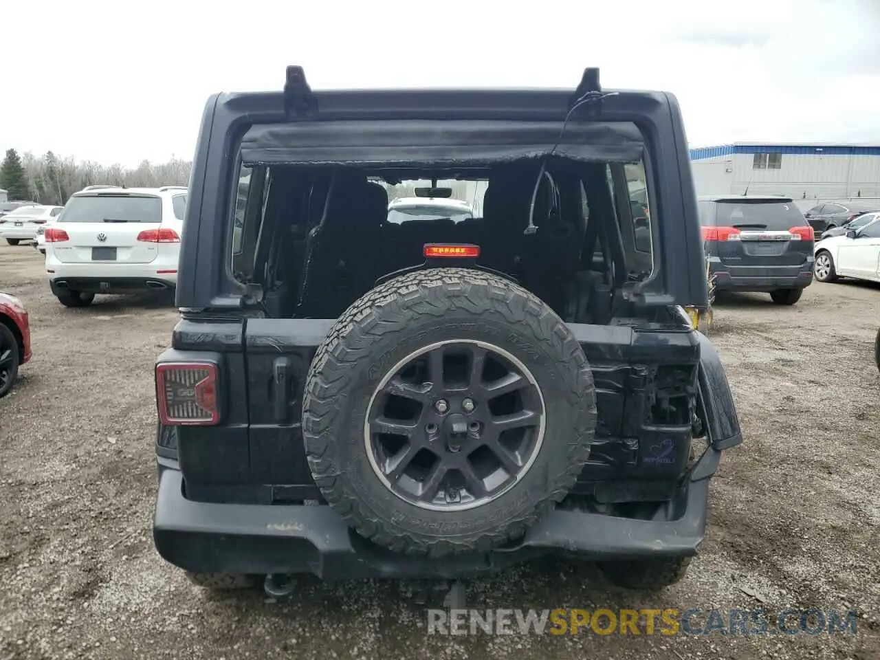 6 Photograph of a damaged car 1C4HJXDGXMW583129 JEEP WRANGLER 2021
