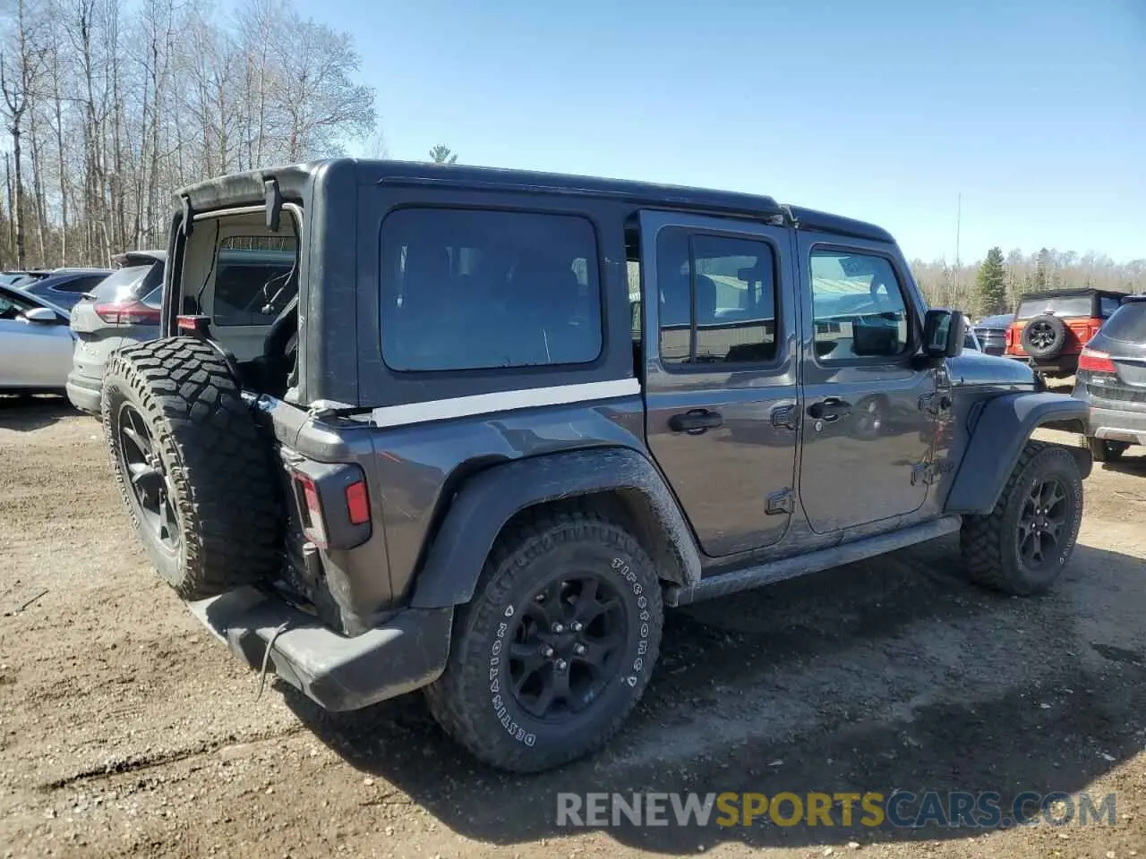 3 Photograph of a damaged car 1C4HJXDGXMW608997 JEEP WRANGLER 2021