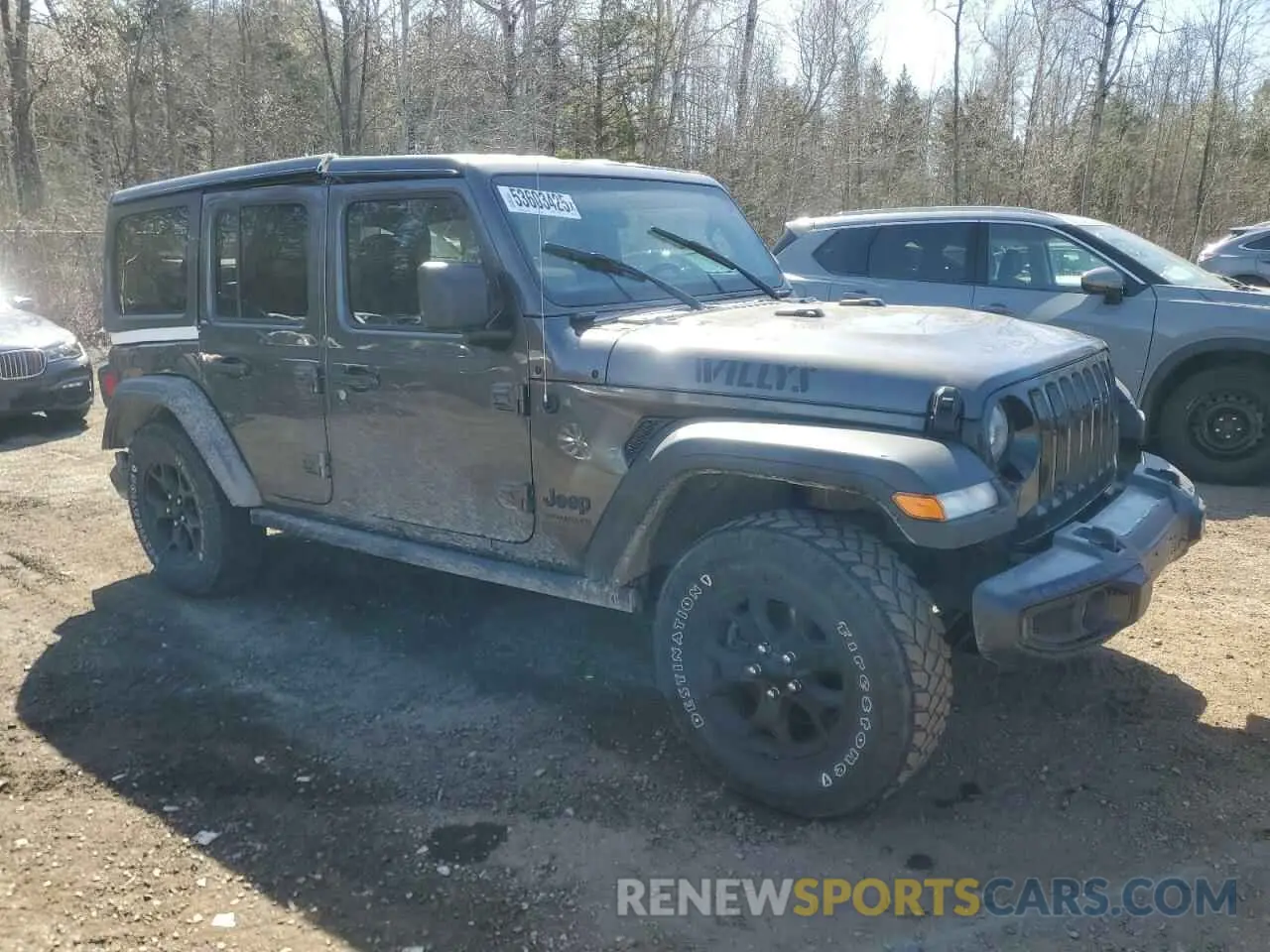 4 Photograph of a damaged car 1C4HJXDGXMW608997 JEEP WRANGLER 2021