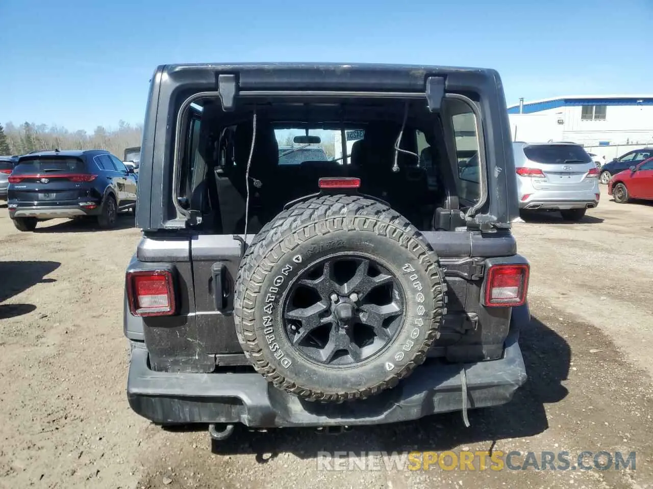 6 Photograph of a damaged car 1C4HJXDGXMW608997 JEEP WRANGLER 2021