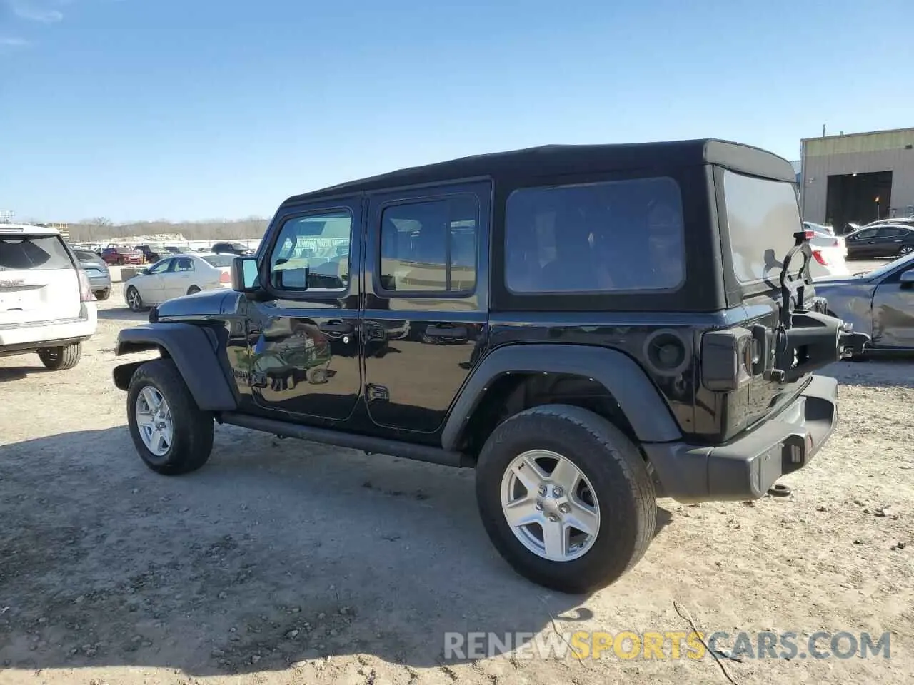 2 Photograph of a damaged car 1C4HJXDGXMW715175 JEEP WRANGLER 2021