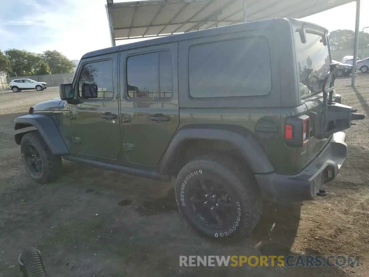 2 Photograph of a damaged car 1C4HJXDM0MW655574 JEEP WRANGLER 2021