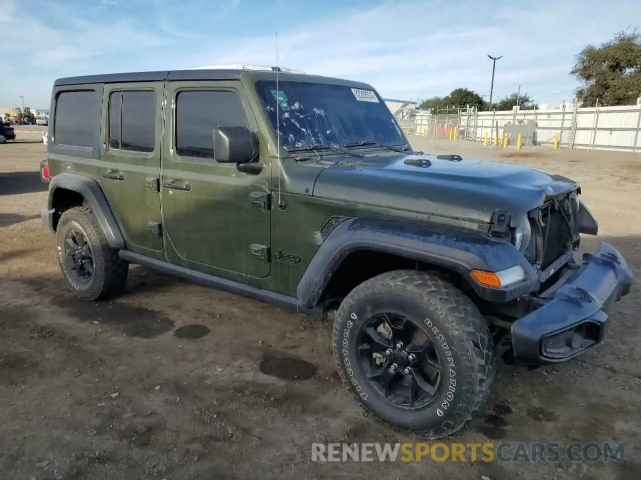 4 Photograph of a damaged car 1C4HJXDM0MW655574 JEEP WRANGLER 2021