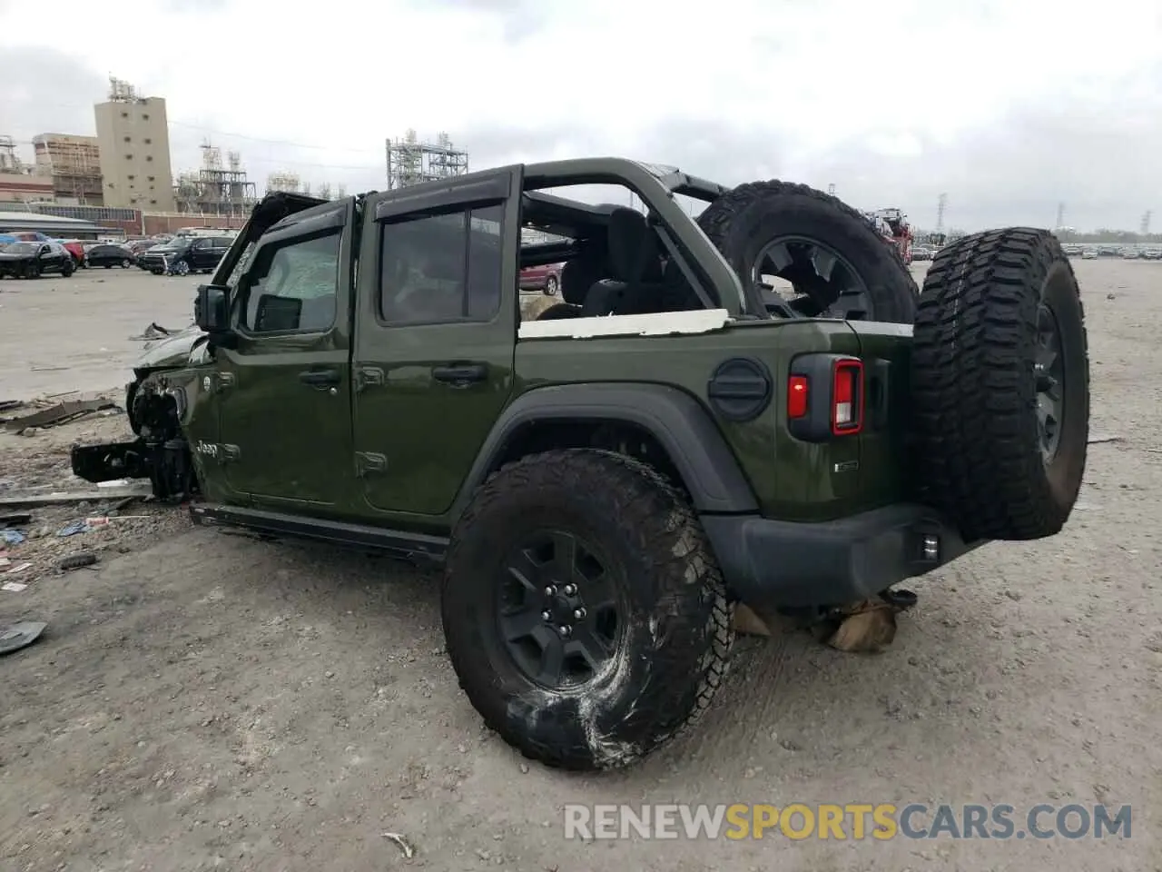 2 Photograph of a damaged car 1C4HJXDM5MW546429 JEEP WRANGLER 2021