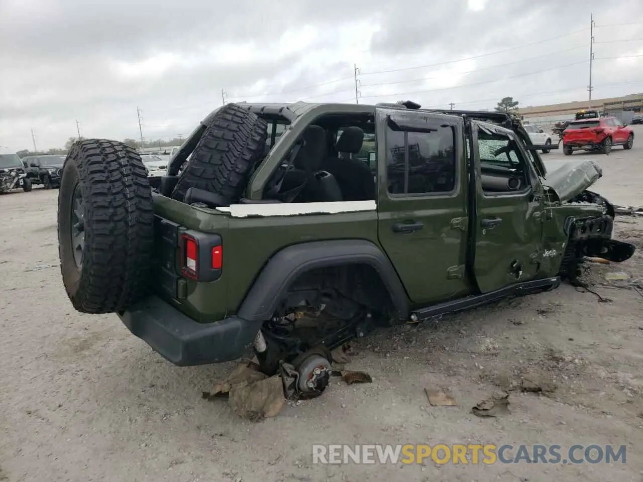 3 Photograph of a damaged car 1C4HJXDM5MW546429 JEEP WRANGLER 2021