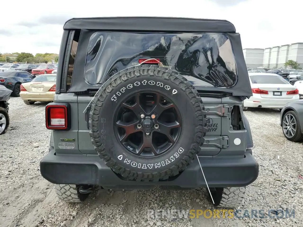 6 Photograph of a damaged car 1C4HJXDM6MW628041 JEEP WRANGLER 2021