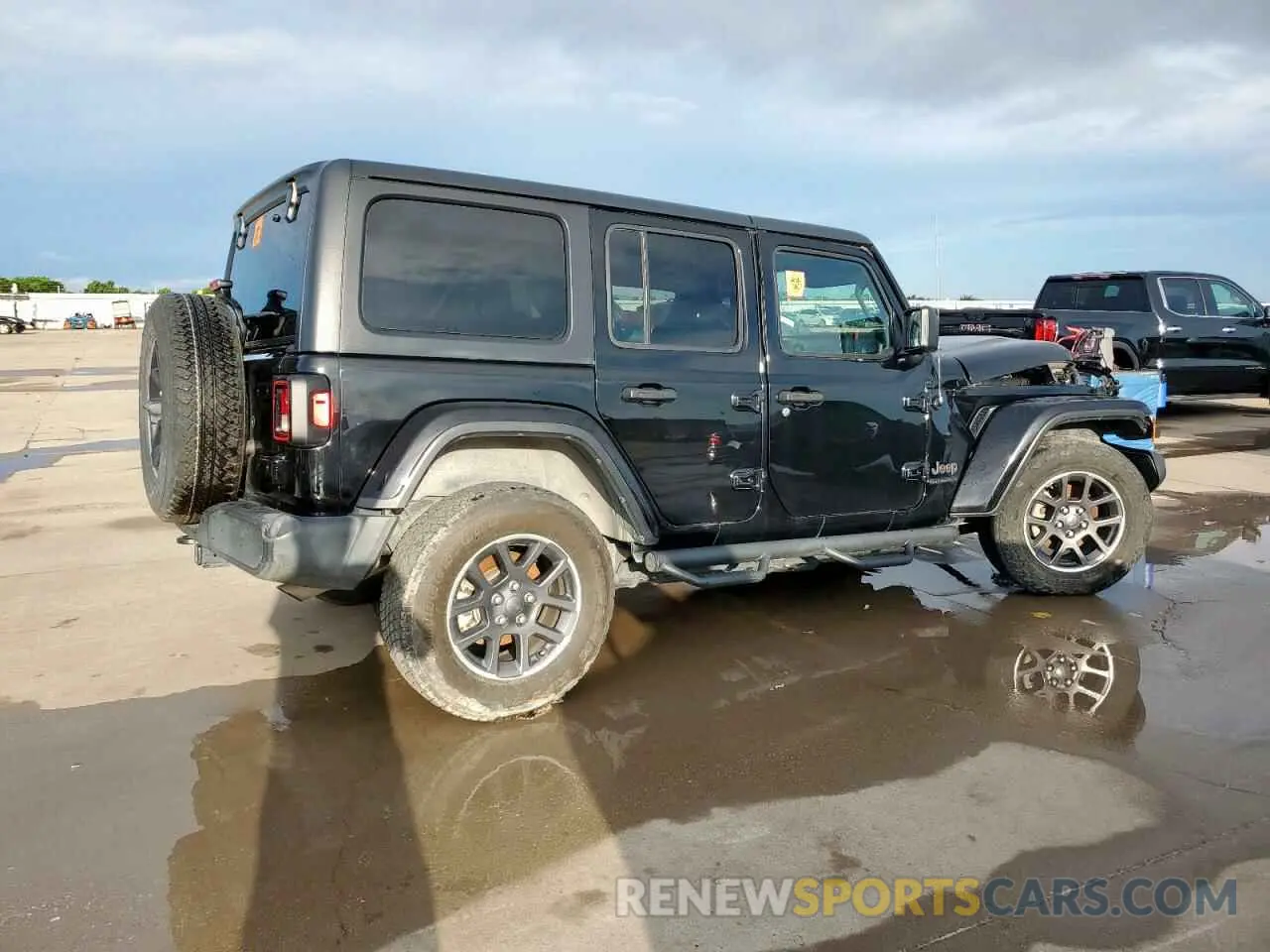 3 Photograph of a damaged car 1C4HJXDN0MW579721 JEEP WRANGLER 2021