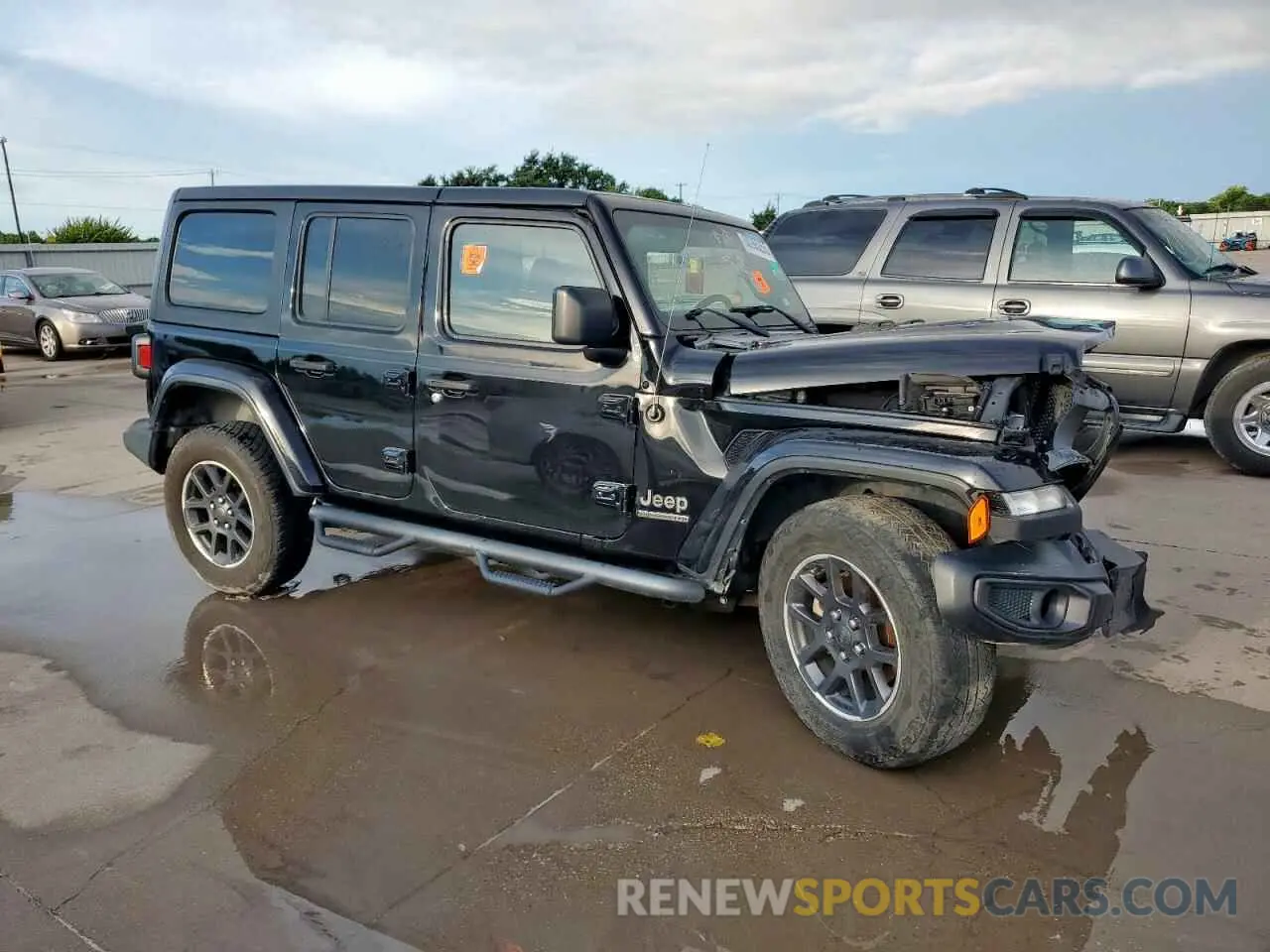4 Photograph of a damaged car 1C4HJXDN0MW579721 JEEP WRANGLER 2021