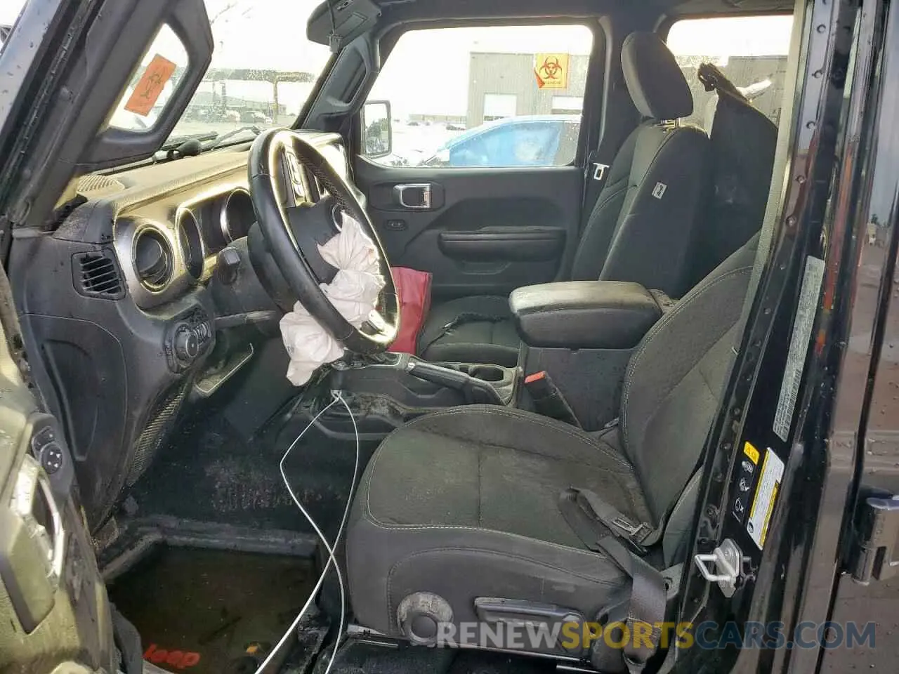 7 Photograph of a damaged car 1C4HJXDN0MW579721 JEEP WRANGLER 2021