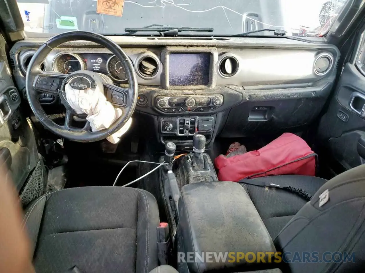 8 Photograph of a damaged car 1C4HJXDN0MW579721 JEEP WRANGLER 2021