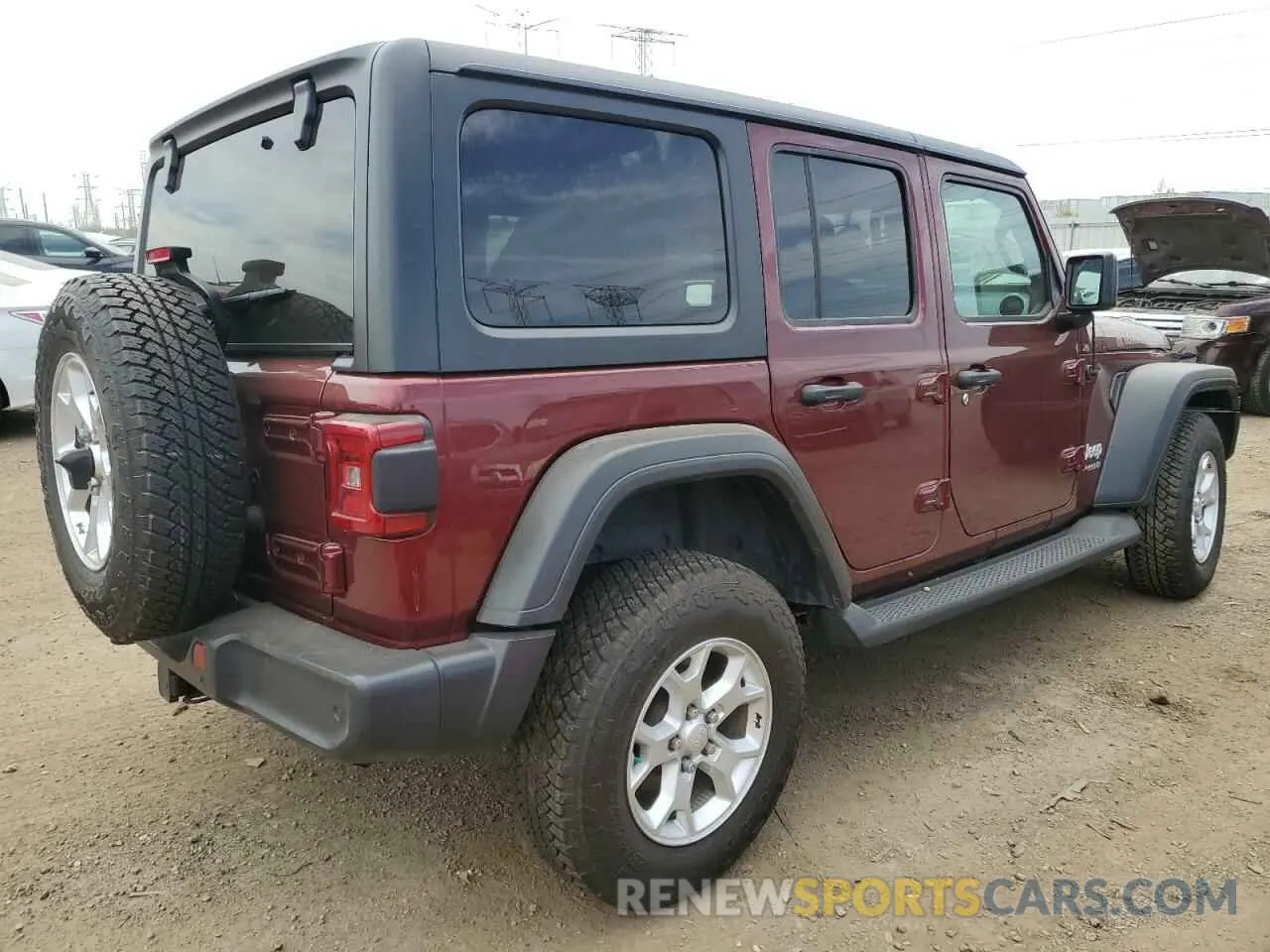 3 Photograph of a damaged car 1C4HJXDN0MW580075 JEEP WRANGLER 2021