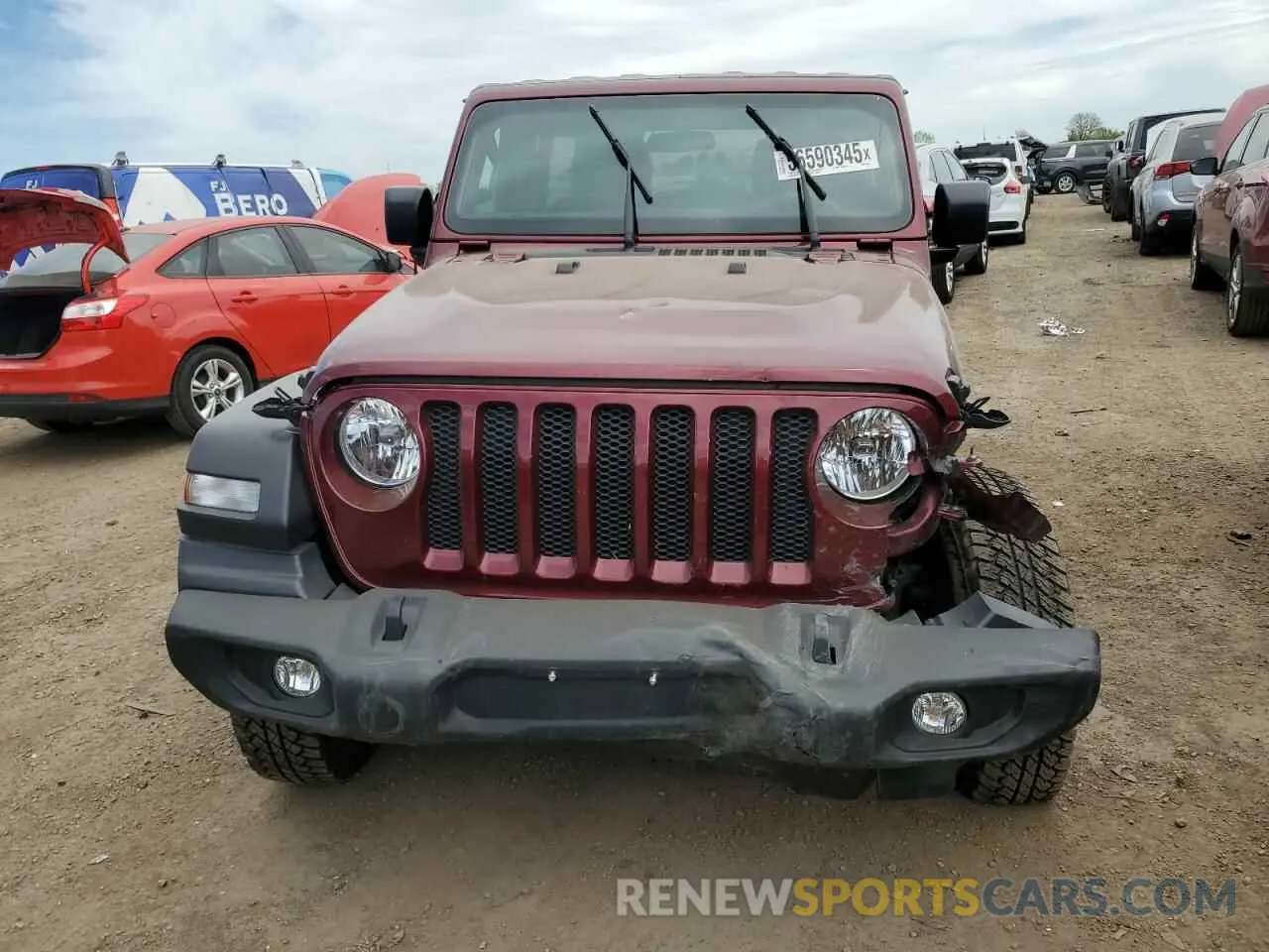 5 Photograph of a damaged car 1C4HJXDN0MW580075 JEEP WRANGLER 2021