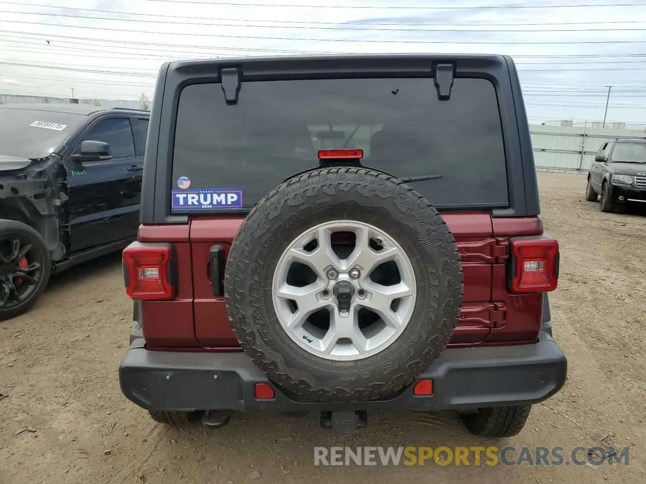 6 Photograph of a damaged car 1C4HJXDN0MW580075 JEEP WRANGLER 2021