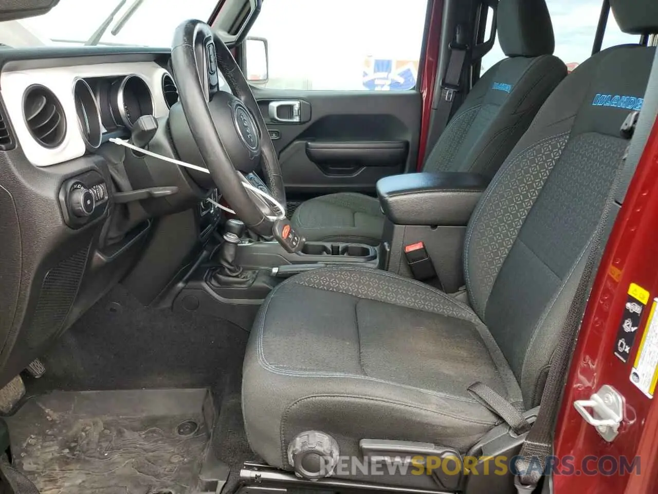 7 Photograph of a damaged car 1C4HJXDN0MW580075 JEEP WRANGLER 2021