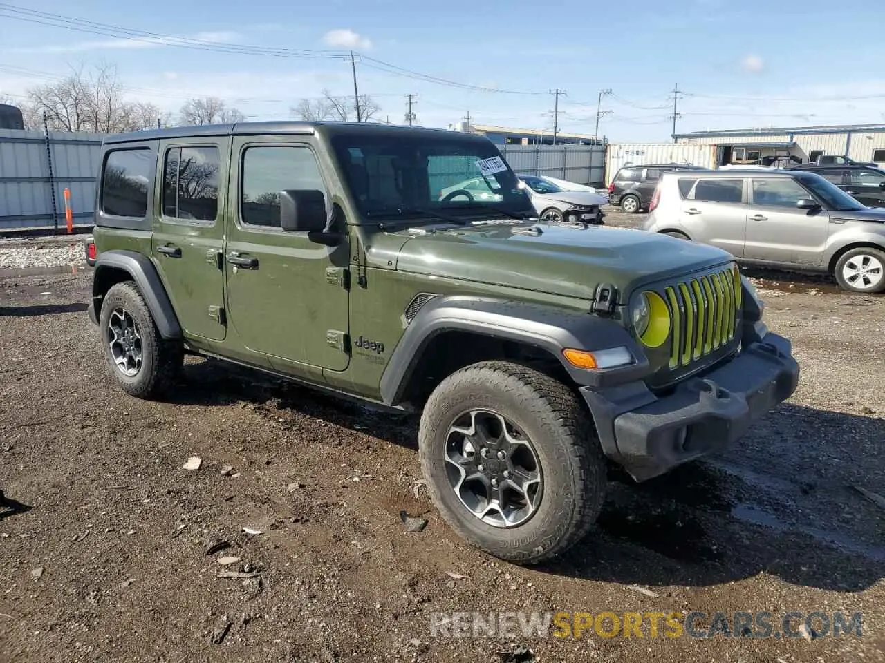 4 Photograph of a damaged car 1C4HJXDN0MW701915 JEEP WRANGLER 2021