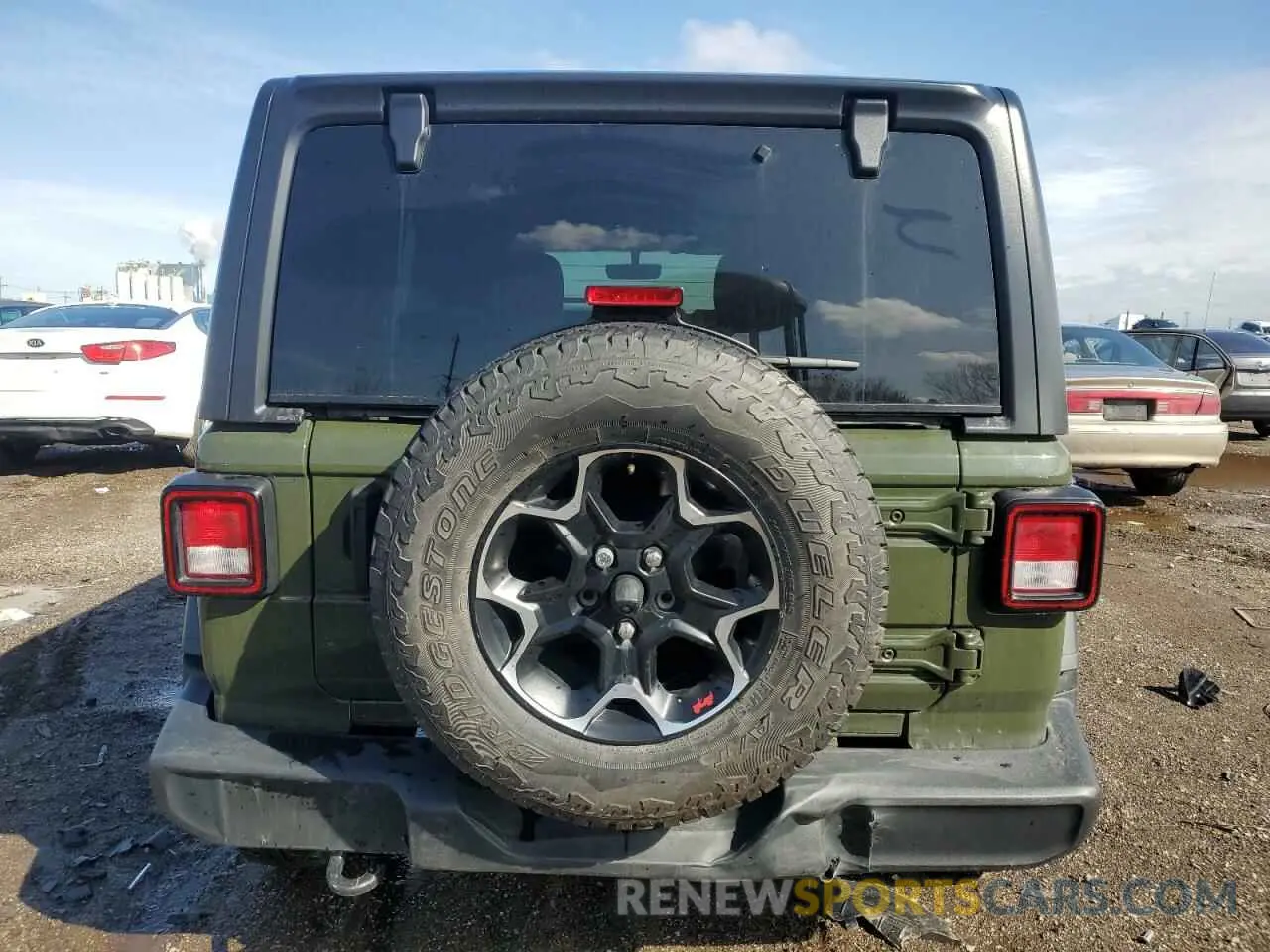 6 Photograph of a damaged car 1C4HJXDN0MW701915 JEEP WRANGLER 2021