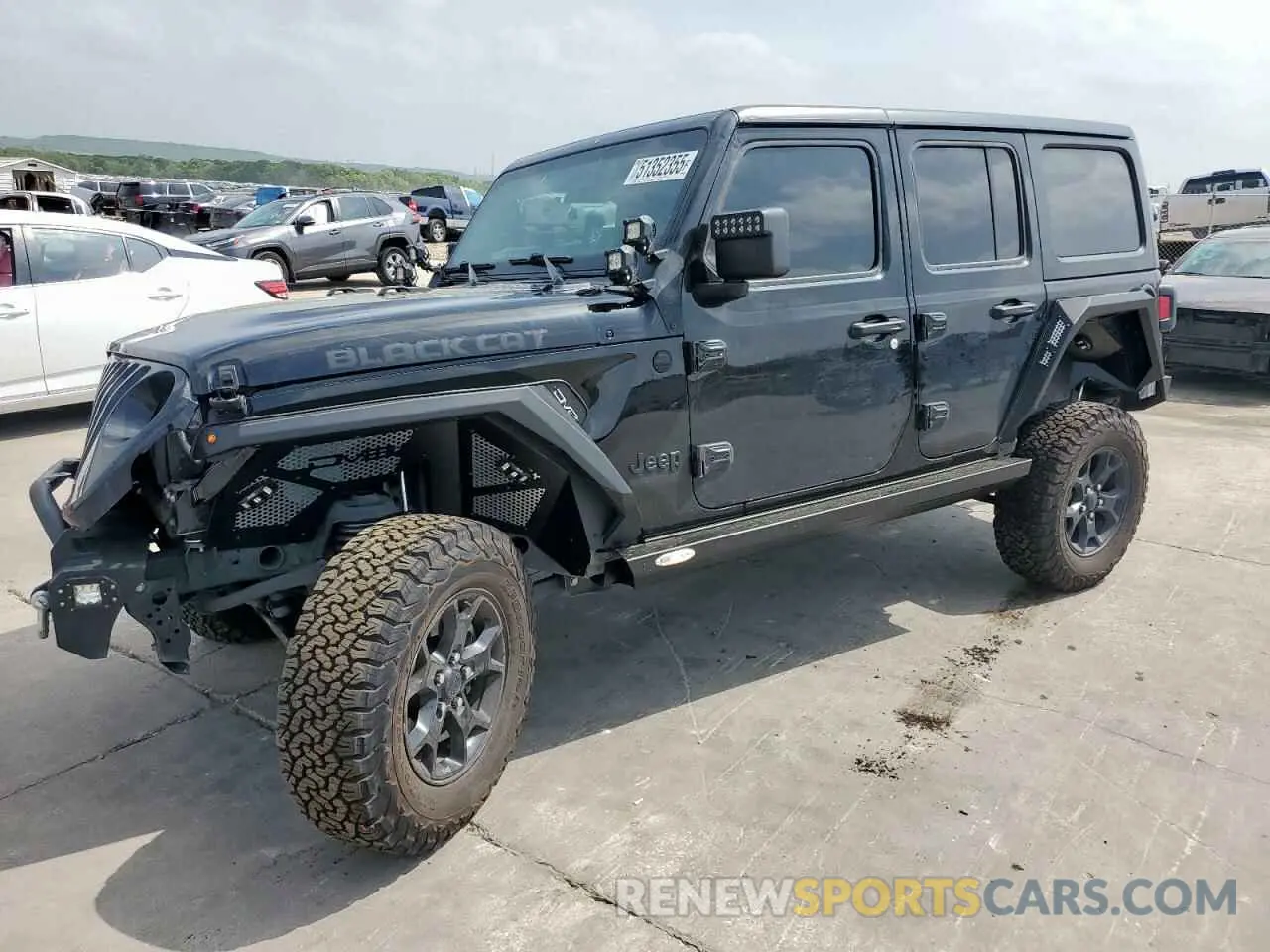 1 Photograph of a damaged car 1C4HJXDN0MW859686 JEEP WRANGLER 2021