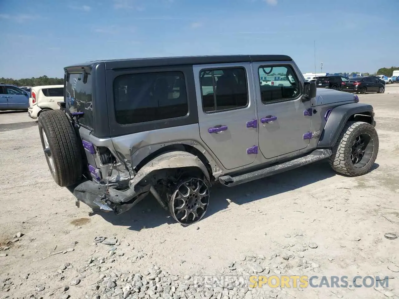 3 Photograph of a damaged car 1C4HJXDN1MW527949 JEEP WRANGLER 2021