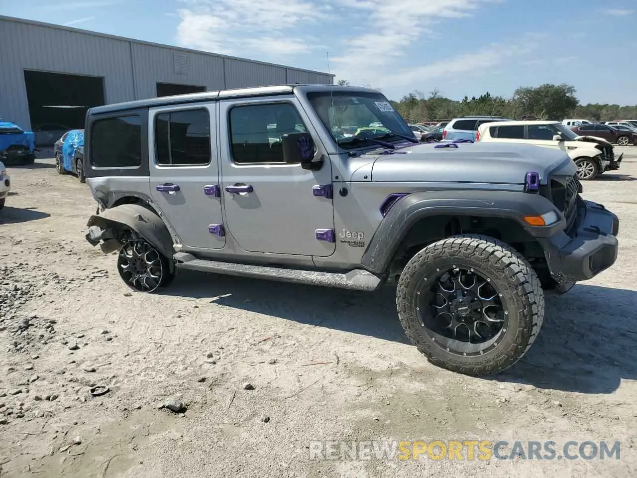 4 Photograph of a damaged car 1C4HJXDN1MW527949 JEEP WRANGLER 2021