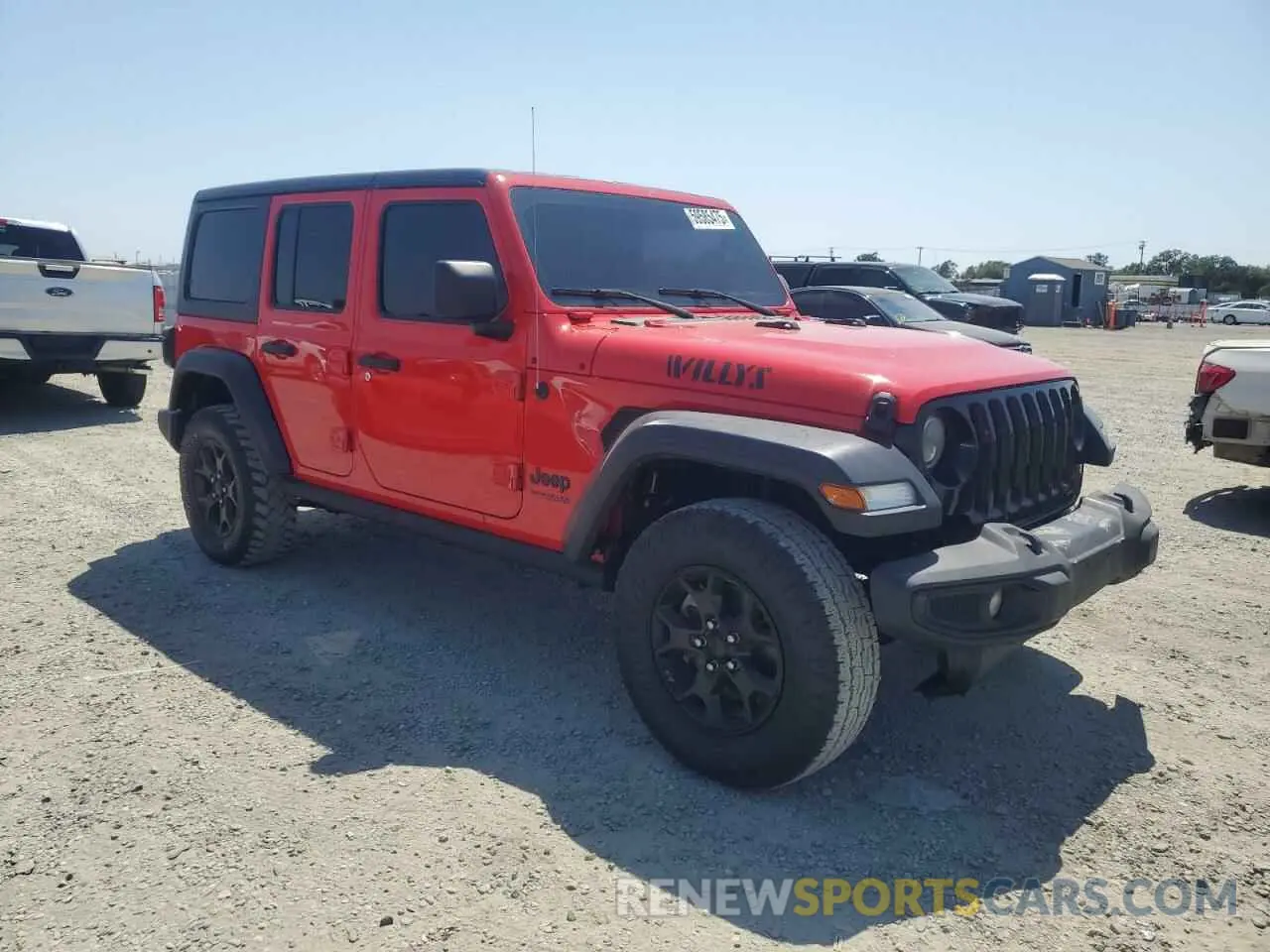 4 Photograph of a damaged car 1C4HJXDN1MW528776 JEEP WRANGLER 2021
